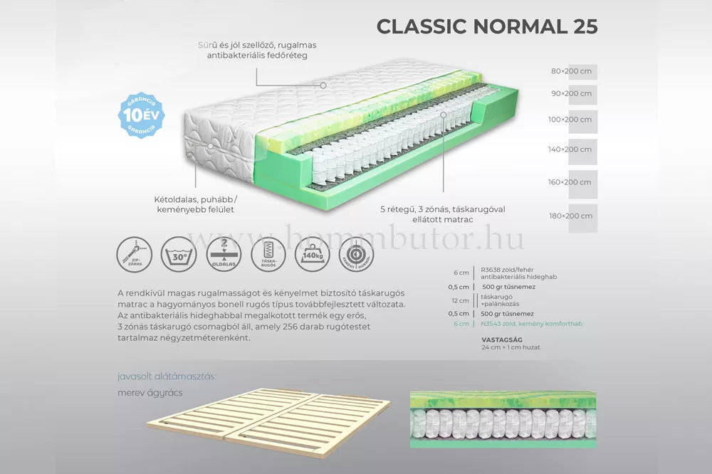CLASSIC NORMAL 25 matrac