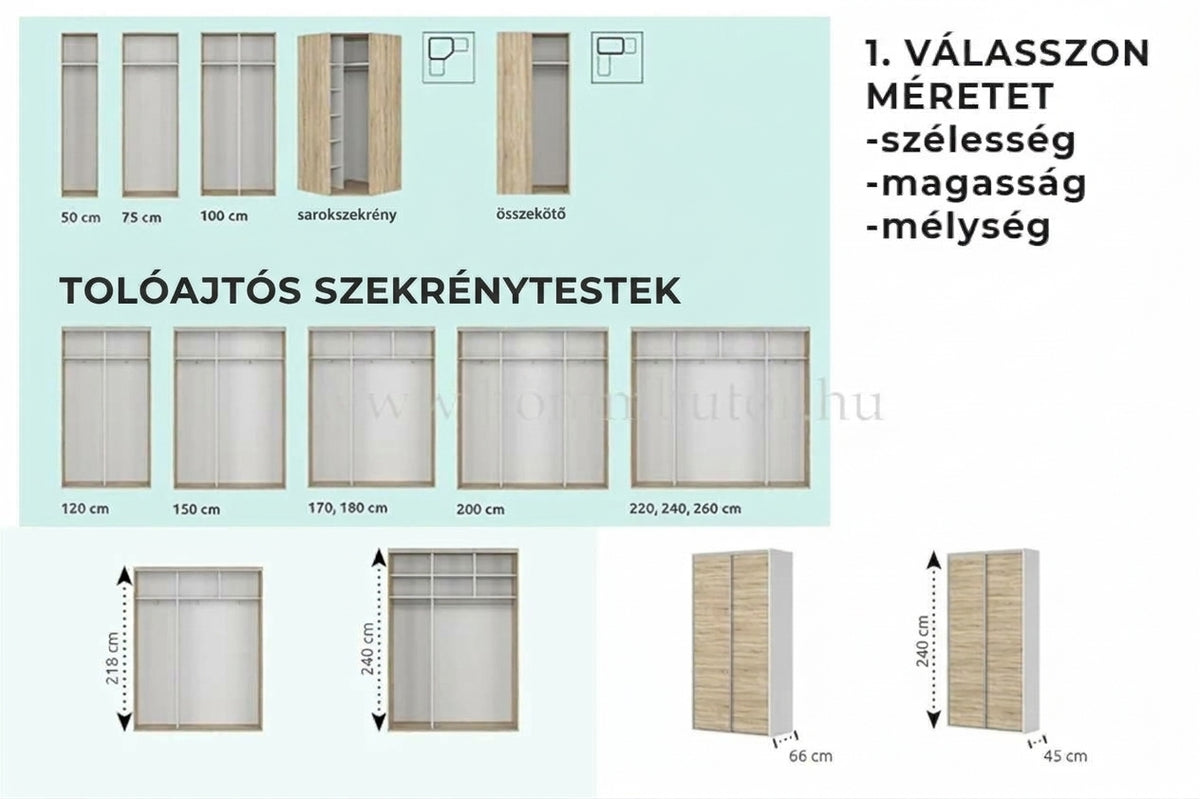 FLEX gardróbszekrény