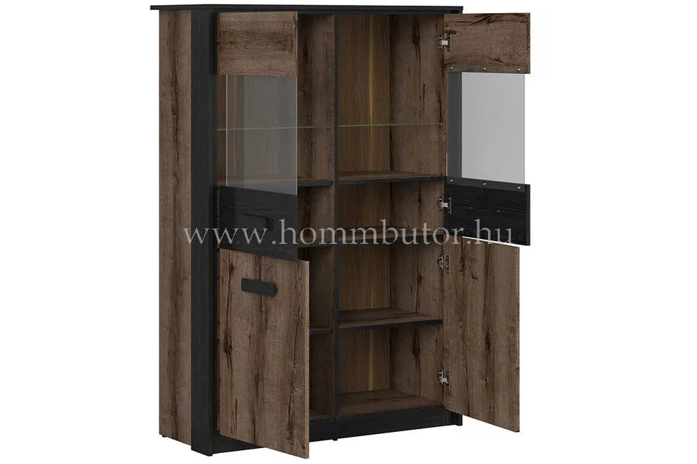 KASSEL vitrines szekrény