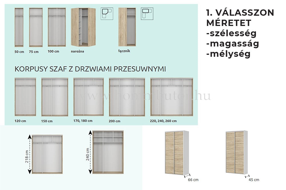 FLEX gardróbszekrény